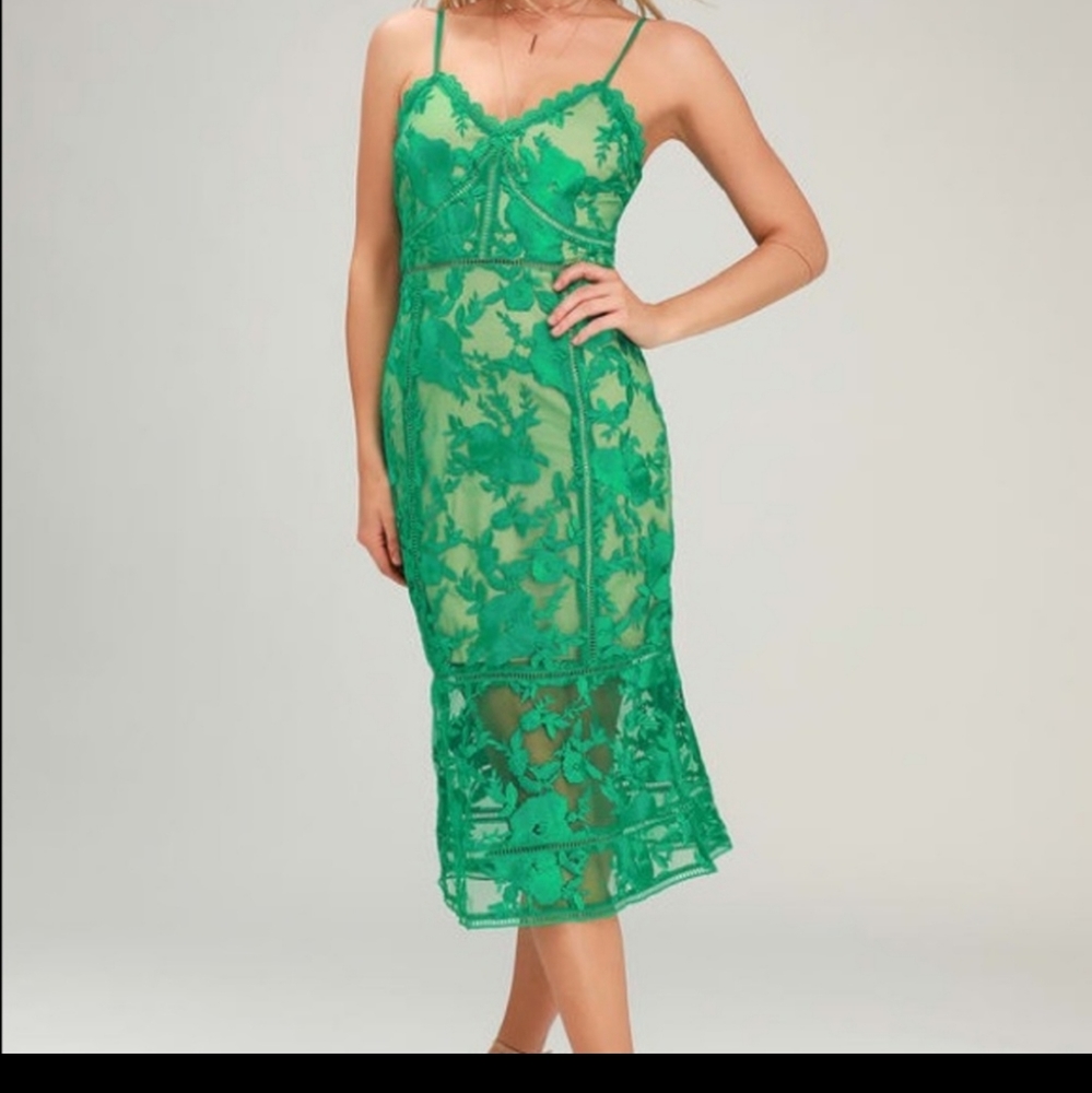 Lulus green dress